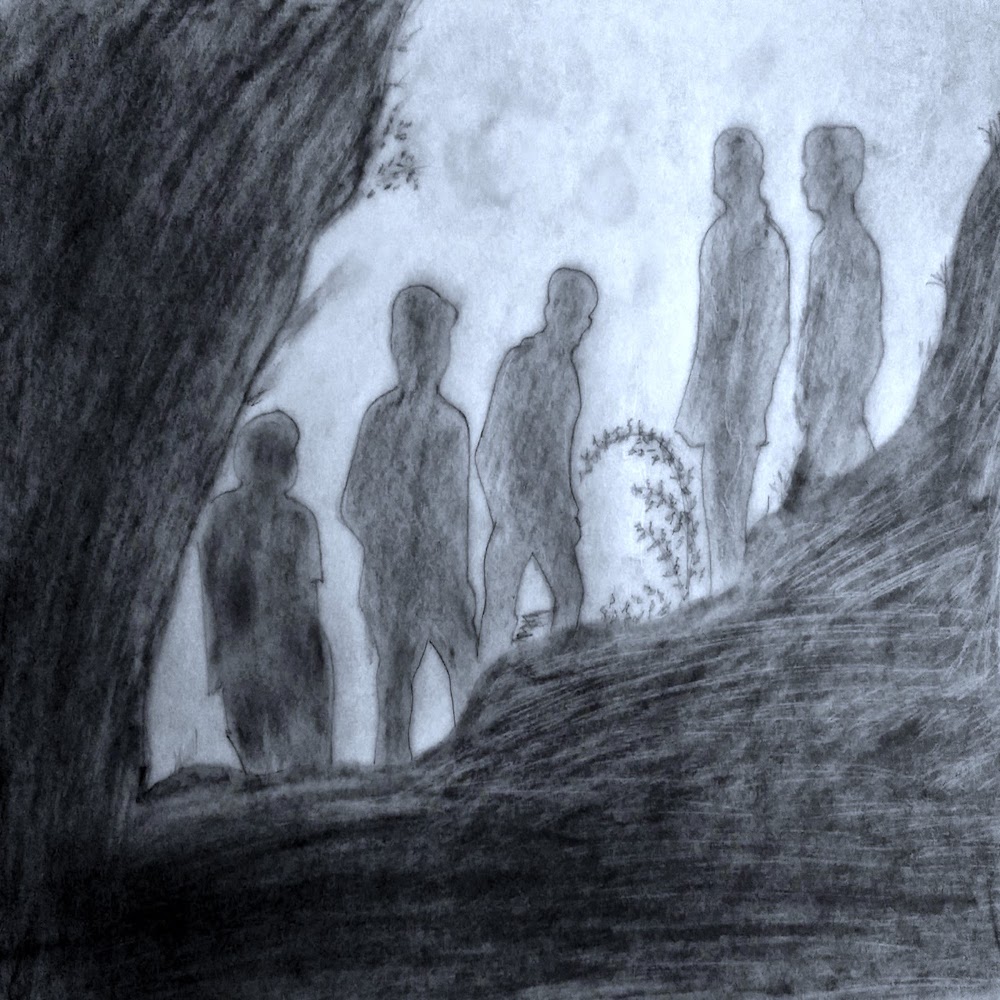 Mullayanagiri — an original drawing by Srinivas Rao