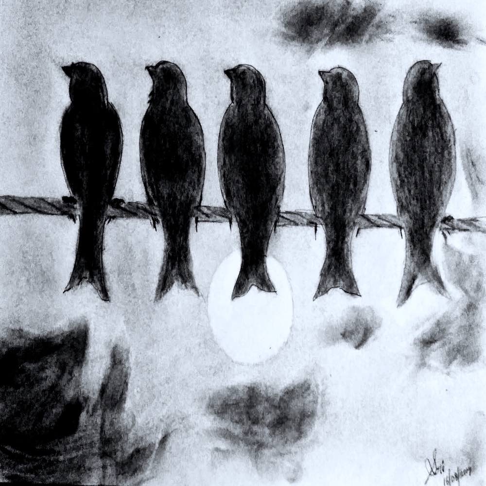 Azaya — an original drawing by Srinivas Rao